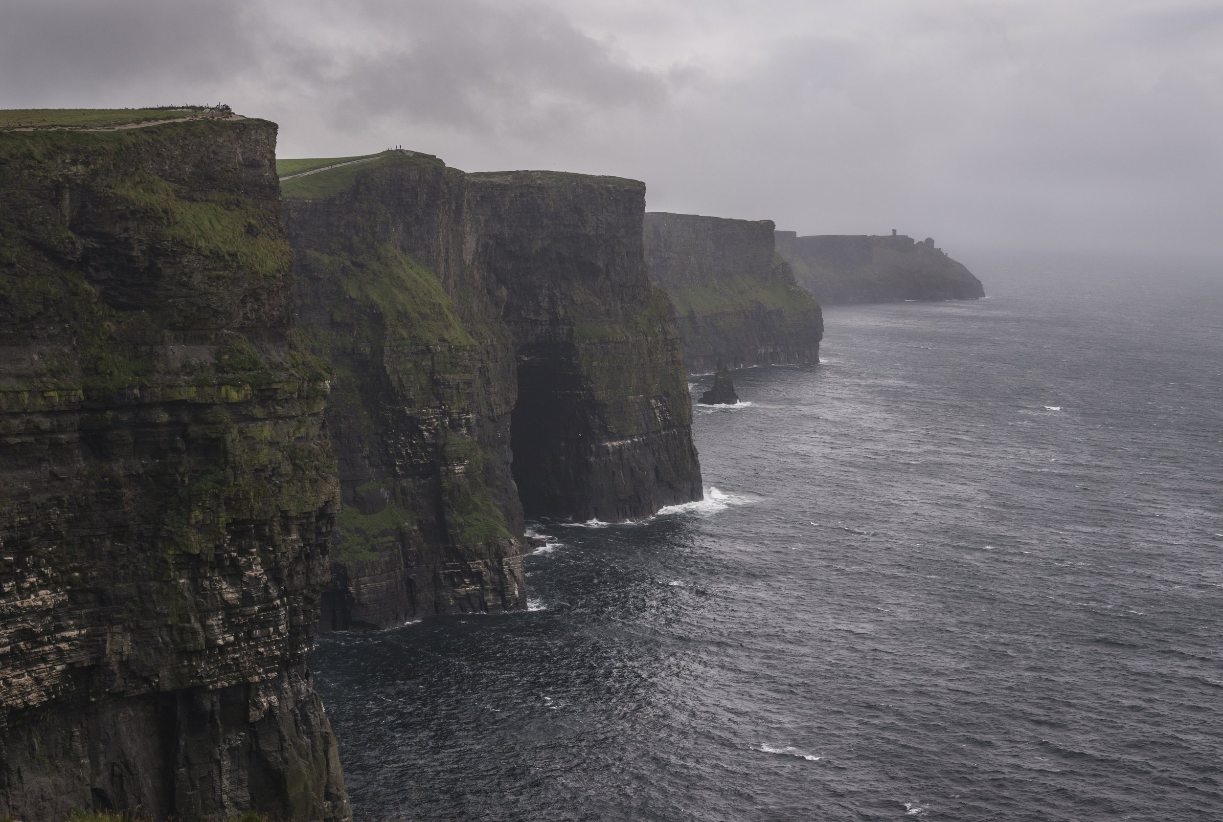 cliffs of moher Ireland Irish coast ocean view Europe European vacation travel solo wanderlust